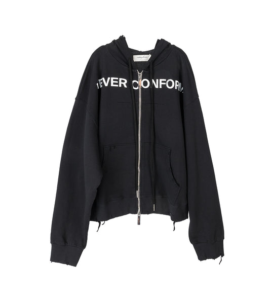 NEVER CONFORM HOODIE SCLERA BLACK