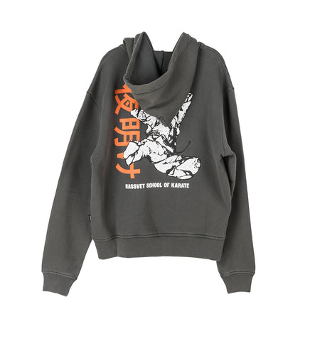 DOJO ZIP HOODIE BLACK