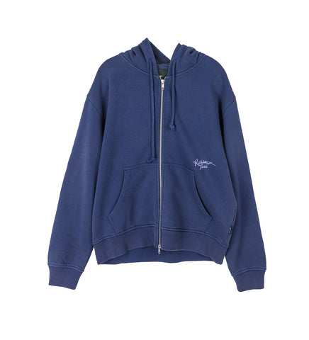 UNCHAINED ZIP HOODIE NAVY