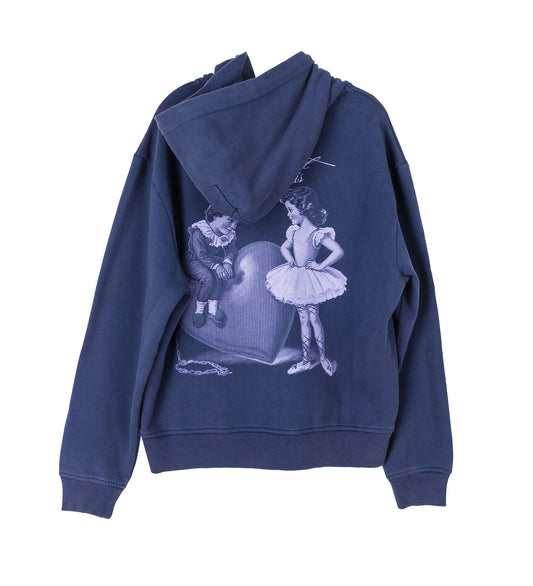 UNCHAINED ZIP HOODIE NAVY