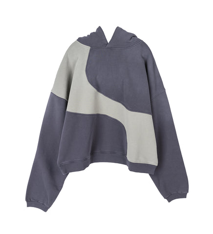 WAVE HOODIE DARK GREY