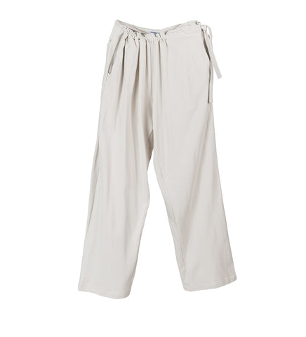 OSCAR WIDE TROUSERS ECRU