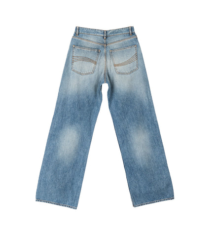 BREAKWATER WASH DENIM JEANS BLUE