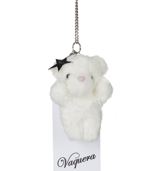 TEDDY BEAR KEYCHAIN CREAM