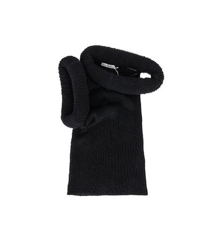 KNIT BLOUSE BLACK