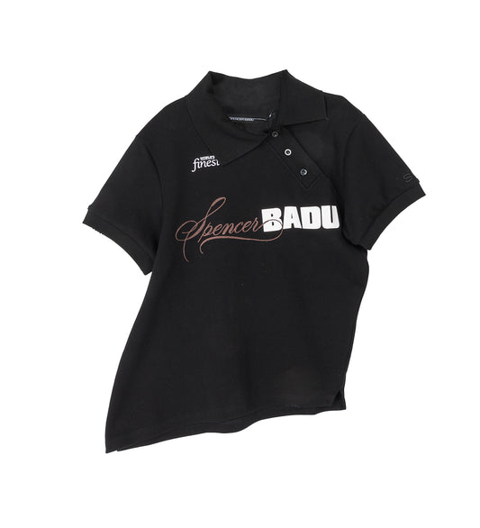 TWISTED POLO JERSEY BLACK