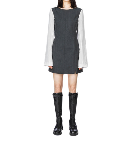 FIRM DRESS SHARKK PINSTRIPE HERRINGBONE