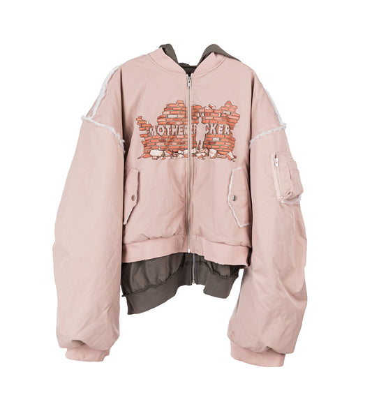 HOODIE MF BOMBER PINK