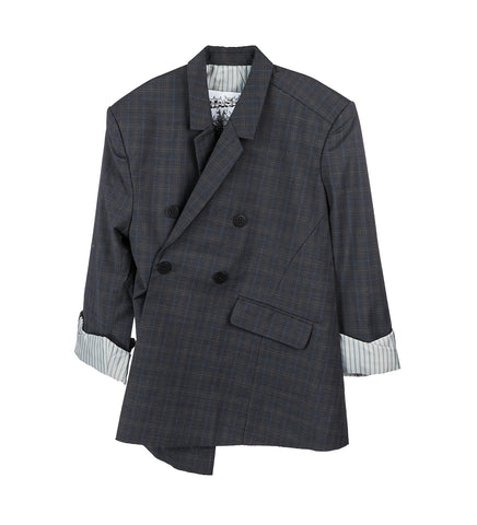 TWISTED BLAZER DARK GREY