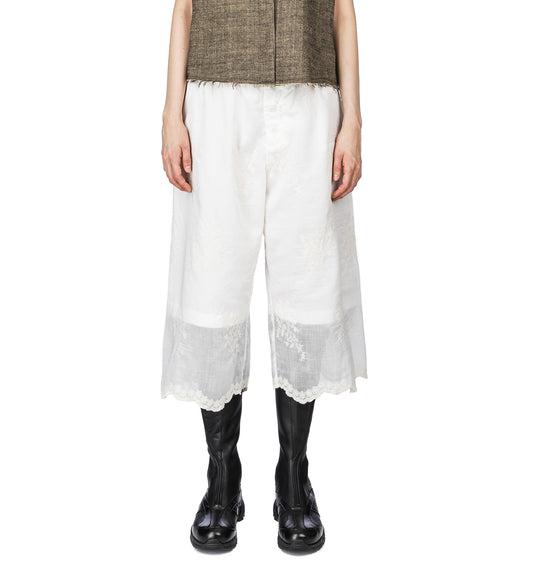 FRILL SHORT IVORY BLOOM ETHEREAL VEIL