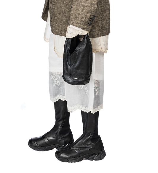 FOFINHO DRIP BAG MALLEABLE BLACK BULL HIDE