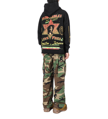 H.I.M RAW EDGE HOODIE BLACK