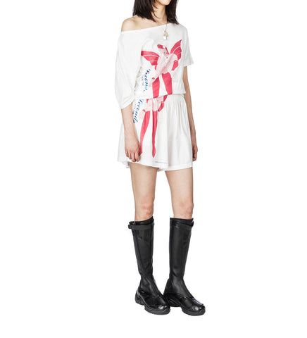 SLANT T-SHIRT CYBERNETIC DEMON PRINT