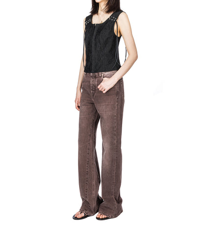 TREBLE CUT OVERDYED CHOCO MELON