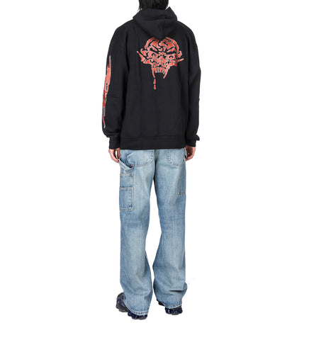 SH1T HOODY BLACK