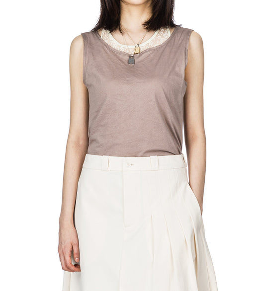 SWIM TANK VELVET SAND AIRVEIL COTTON