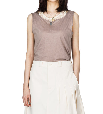 SWIM TANK VELVET SAND AIRVEIL COTTON
