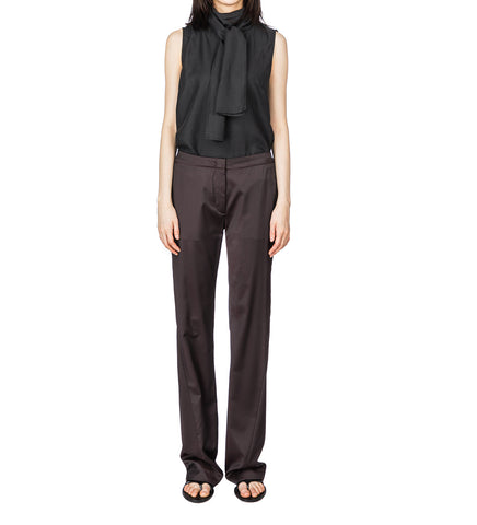 POISE TROUSER CRUSHED GRAPE FORM FLEX WEAVE