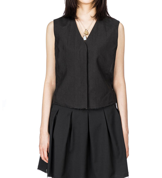 BASE WAISTCOAT SOOT BLACK TECHFLAX