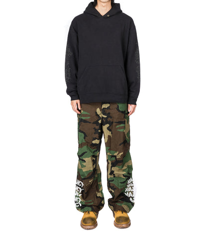 PAIN AND SUFFERING HOODY BLACK