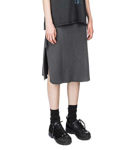 PICNIC SKIRT WASHED BLACK ROGUE LOOPBACK