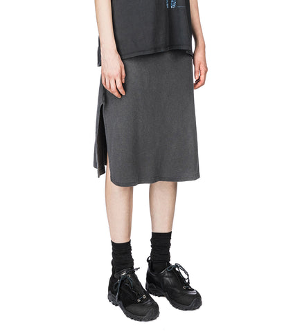 PICNIC SKIRT WASHED BLACK ROGUE LOOPBACK