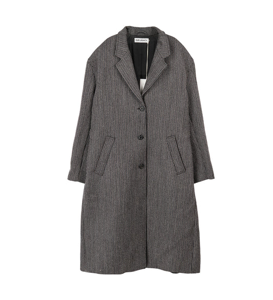 ALP COAT LEDGER WOOL BROKEN HERRINGBONE