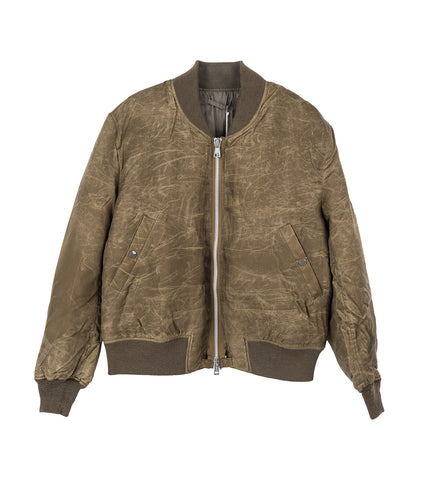 BOMBER MARSH KHAKI WAX DIPPED CUPRO