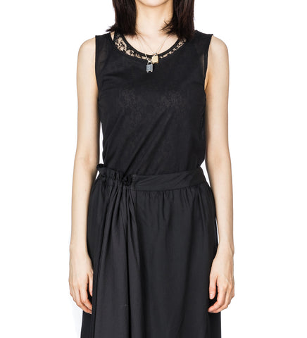 SWIM TANK BLACK STOCKING JERSEY