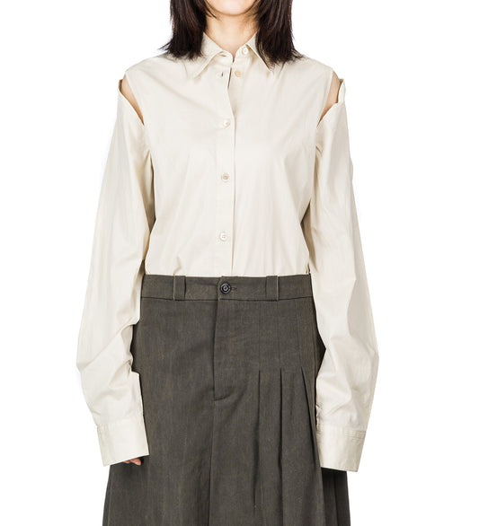 SLIP SHIRT EGGSHELL PLAINVIEW COTTON