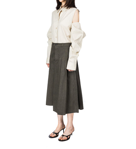 SLIP SHIRT EGGSHELL PLAINVIEW COTTON