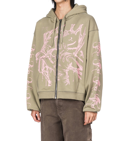 BURSTER HOODIE GREEN