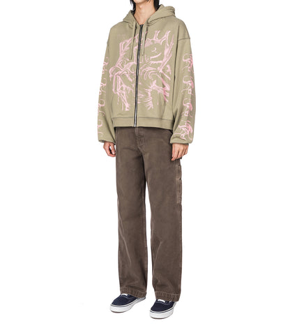 BURSTER HOODIE GREEN