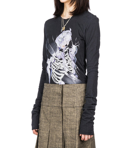 STRAIN SLIM LONGSLEEVE CYBERNETIC ANGEL PRINT