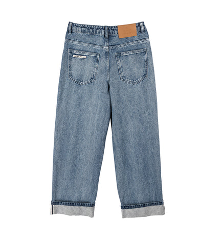 SONG FOR THE MUTE X ADIDAS 008 DENIM PANTS BLUE