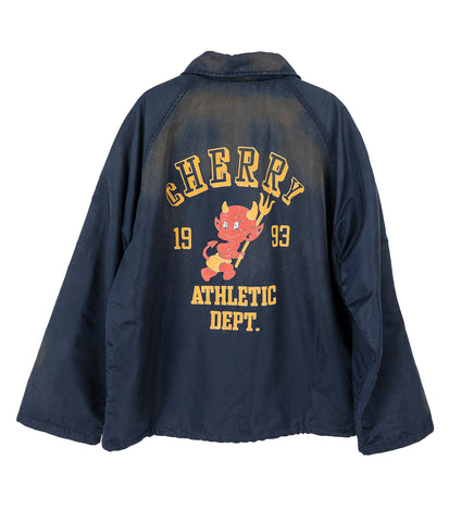 NYLON COACH JACKET SUN FADED NAVY