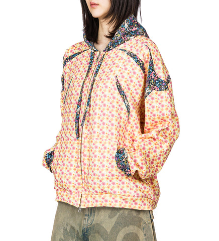 HOODIE PINK/CREAM FLOWER