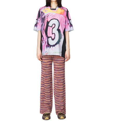 SPORT LOOSE FIT SHORT SLEEVE TOP PINK