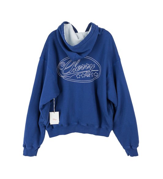 5 STAR THERMAL ZIP HOODIE NAVY