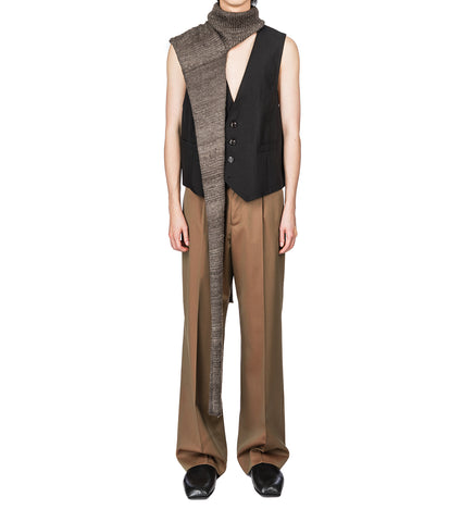 CLASSIC WAISTCOAT SOOT BLACK TECHFLAX