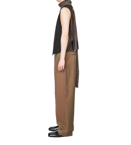 BORROWED CHINO BRONZE CANGIANTE FINE WOOL