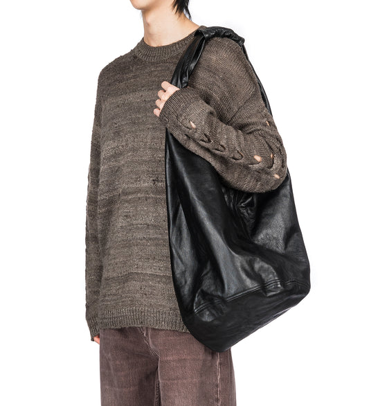 DRIP BAG MALLEABLE BLACK BULL HIDE