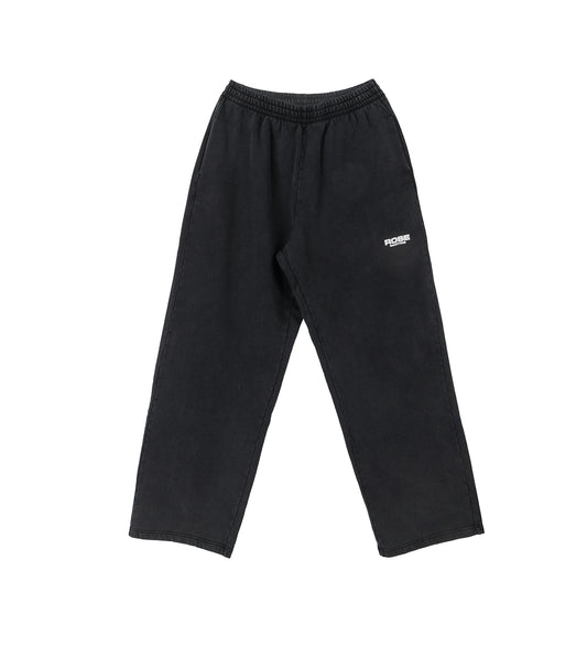 WIDE LEG TRACKPANT BLACK
