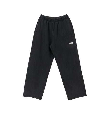 WIDE LEG TRACKPANT BLACK