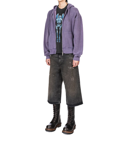 RASCAL HOOD ANTIQUE AMETHYST STAR FLEECE