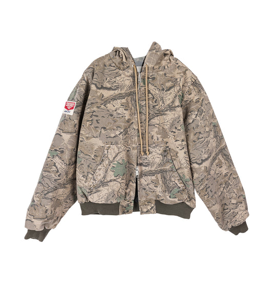 HOODED WORK JACEKT CAMO
