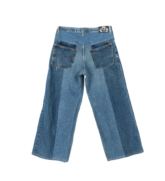 UPCYCLED JEANS DEEP BLUE LARGE