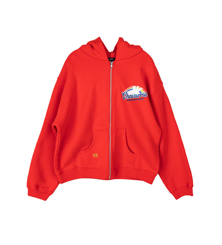 FABULOSO SHRUNKEN HOODIE FIERY RED