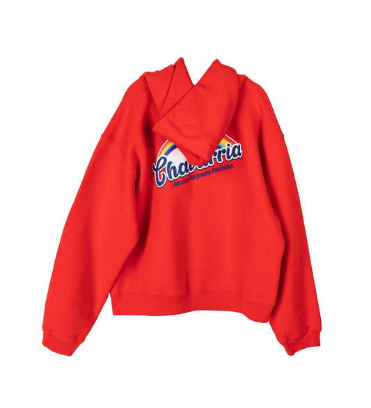 FABULOSO SHRUNKEN HOODIE FIERY RED