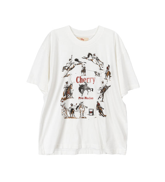 PRO RODEO CLASSIC T-SHIRT VINTAGE WHITE